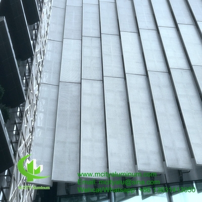 FOSHAN PVDF Metalen geperforeerd aluminium niet-standaard paneel gebruikt voor de buitenkant van gebouwen