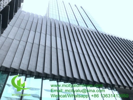 FOSHAN PVDF Metalen geperforeerd aluminium niet-standaard paneel gebruikt voor de buitenkant van gebouwen