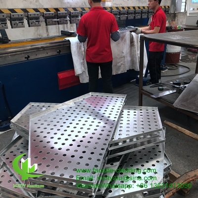 poederbedekte metalen aluminium bekleding voor gevelbekleding