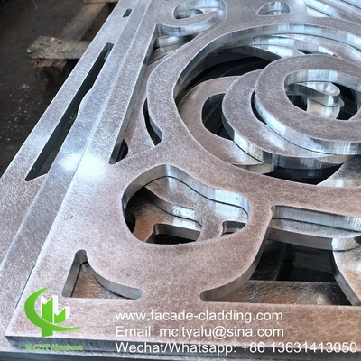3 mm Poederlaag Metalen aluminium geperforeerd paneel bekleding voor buitenbekleding van gevel
