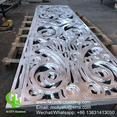 3 mm Poederlaag Metalen aluminium geperforeerd paneel bekleding voor buitenbekleding van gevel