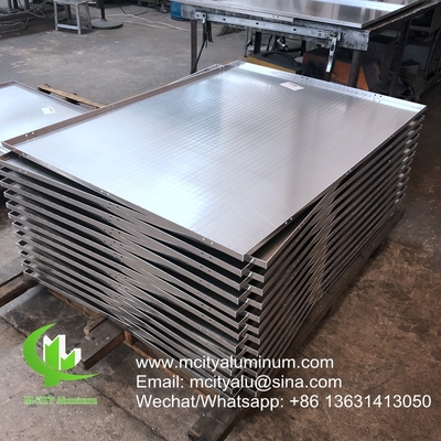 10 mm Poedercoated Metal aluminium laser gesneden paneel bekleding voor gevel buiten bekleding
