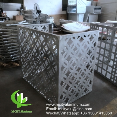 Verpakking van gevels met aluminiumpaneel voor de begraving van gevels