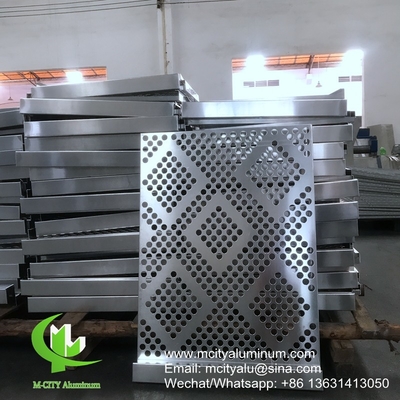wandbekleding Poederbedekte metalen aluminium gevelbekleding