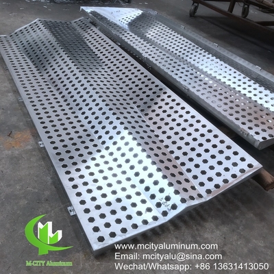 Foshan Poederbedekte metalen aluminium bekleding voor buitenbekleding van gevels