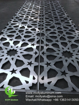 China PVDF Metalen aluminium geperforeerde plaat gebruikt voor audi gebouw buitengevel