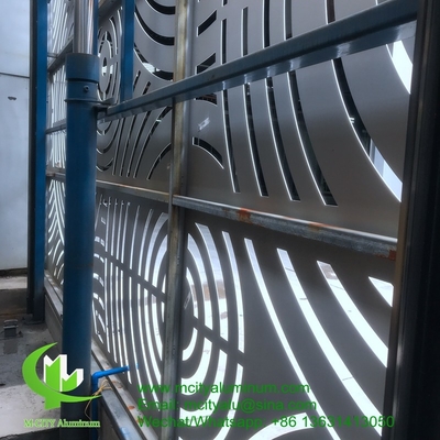 Foshan Poedercoated Metalen aluminium bekleding voor gevel