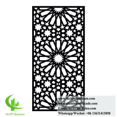 8 mm metalen scherm privacy scherm aluminium laser gesneden panelen voor buitengebruik anti roest