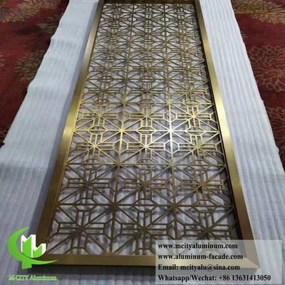 8 mm metalen scherm privacy scherm aluminium laser gesneden panelen voor buitengebruik anti roest