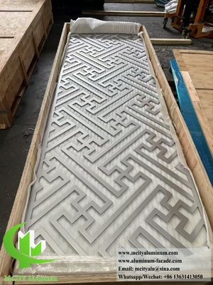 Metalen splitsing van 10 mm met lasergesneden patroon