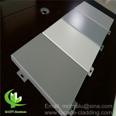 Metalen wandbekleding Solid aluminium paneel Metalen scherm voor de decoratie van gebouwde muur gevel