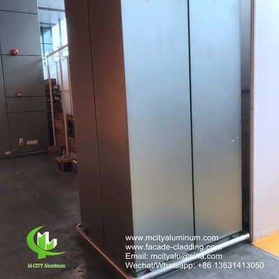 Verpakking van gevels met aluminiumpaneel voor de begraving van gevels