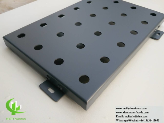 Aanpasbare aluminium gevelbekleding voor elk gebouw 3D-ontwerp perforatie CNC-gravure