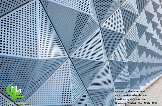3D-metaalplaat voor muurbekleding gevelsysteem Aluminium legering paneel