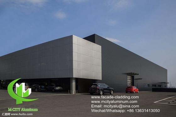 3 mm metalen aluminiumpaneel fluorocarbonaaluminium massief paneel gordijnmuur voor gevelbekleding