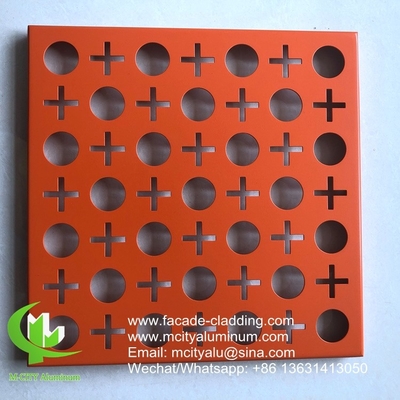 aluminiumpaneel fluorocarbonachtig geperforeerd aluminiumpaneel gordijnwand aluminiumpaneel voor gevelbekleding