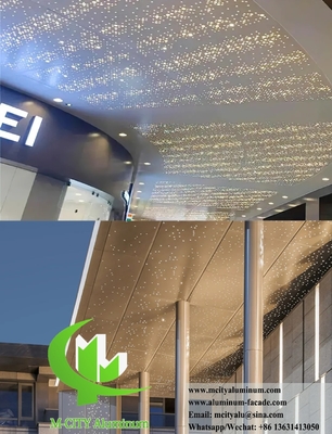 Aluminium bekledingspanelen Metalen scherm voor buitenversiering