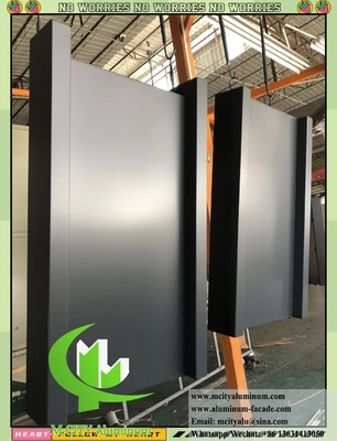 Metalen scherm voor de buitenzijde Muurpanelen Gevelbekleding Decoratie Aluminium Duurzaam