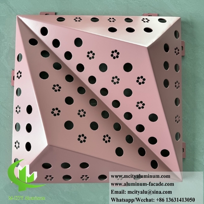 3D-vorm voor architectonische metalen bekledingsplaten