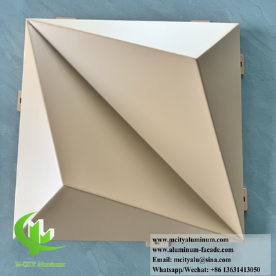 3D-vorm voor architectonische metalen bekledingsplaten