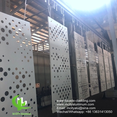 Architektonisch gevel aluminium bekleding plaat geperforeerd plaat
