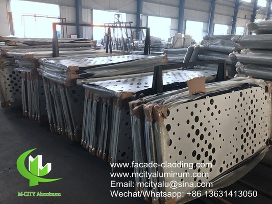 Metalen aluminiumplaten voor de buitenbekleding van gevels