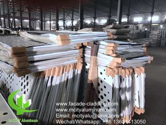 Metalen aluminiumplaten voor de buitenbekleding van gevels