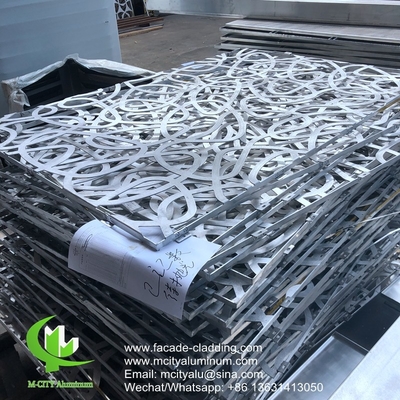 Bomenontwerp Aluminiumpanelen voor hotelgevel