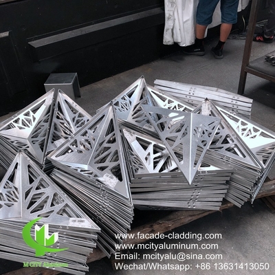 Metalen aluminiumplaten voor de buitenbekleding van gevels