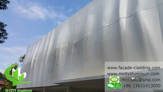 Architektonisch gevel aluminium bekleding plaat geperforeerd plaat