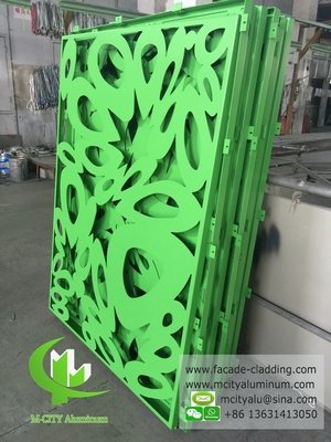 Buitenkant Metalen aluminium geïmproviseerde gevelbekleding metalen gordijnwand decoratie