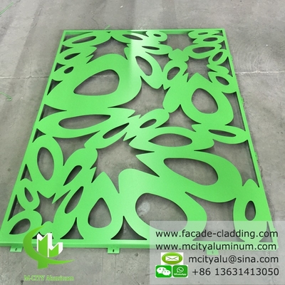 Architecturale gevel aluminium bekleding 1200x2400mm dikte 3mm