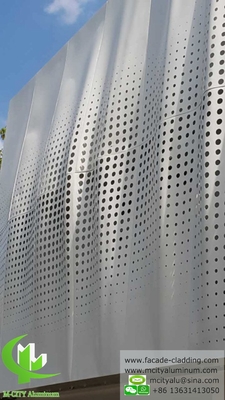 Architektonisch gevel aluminium bekleding plaat geperforeerd plaat