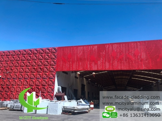 Architectonisch 3D-aluminiumpaneel voor gevelbekleding