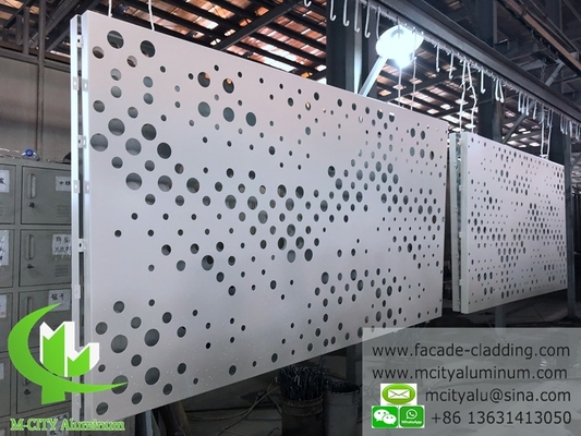 Architektonische aluminiumplaten van massief metaal voor wandbekleding