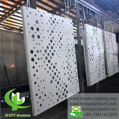 Bloemontwerp Aluminium panelen voor ziekenhuis gevel op maat plaat China fabrikant