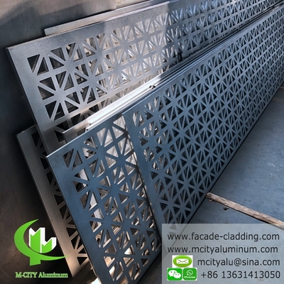 Aluminiumplaten, geperforeerd, voor wandbekleding, metalen gordijnen