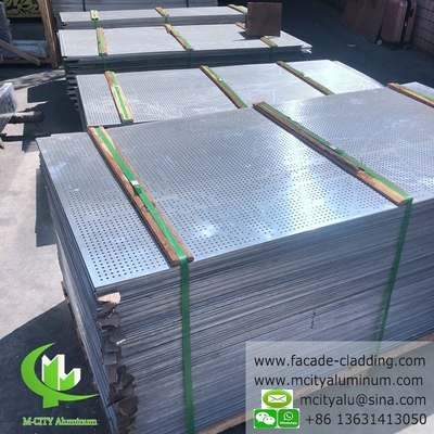 Aluminiumplaten, geperforeerd, voor wandbekleding, metalen gordijnen