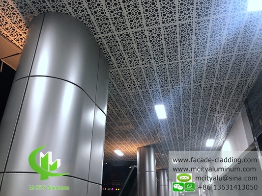 Aluminium plafond fluorocarbon geperforeerd aluminium paneel gordijnwand aluminium paneel voor gevelbekleding