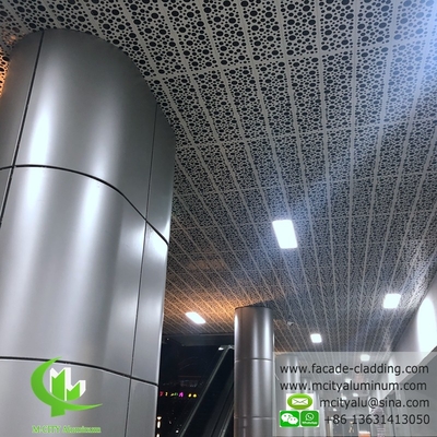 Aluminiumplaten, geperforeerd, voor wandbekleding, metalen gordijnen