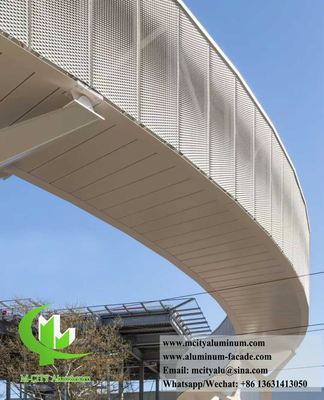 Uitgezet aluminium gaas voor gebouwdecoratie 3mm dikte