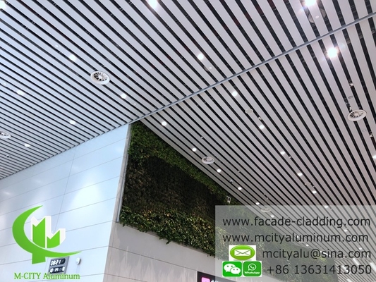 Aluminium gevel bekleding poeder gecoat wit PVDF afwerking aluminium plaat