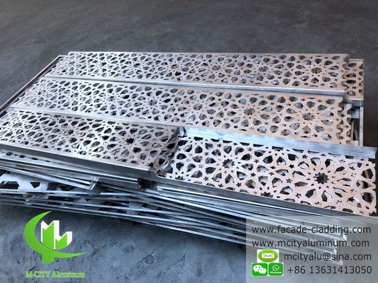 CNC-snijden van aluminium gevel voor wandbekleding, poedercoating voor buitengebruik