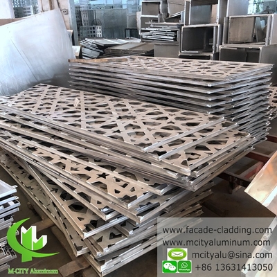 metalen aluminiumplaten van aluminium massief paneel gordijnwandbekleding geperforeerd patroon