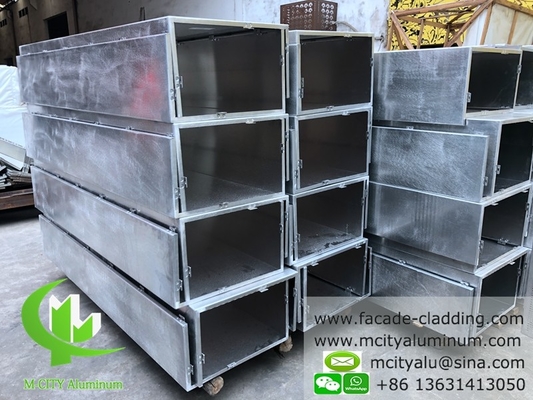 Architektonische aluminiumplaten van massief metaal voor wandbekleding