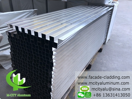 Architectonische gevel Aluminium PVDF Finish Solid Aluminium Panel