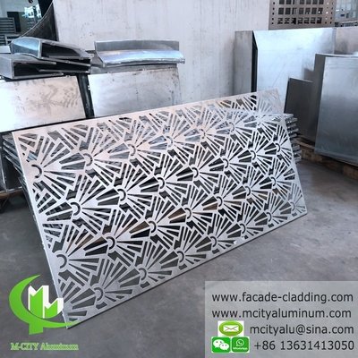 Decoratieve lasersnijden Aluminiumpaneel voor gevelbekleding van gebouwen