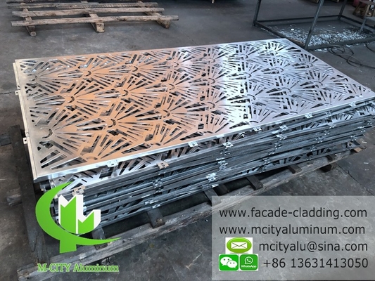 Metalen decoratieve panelen voor architectuur
