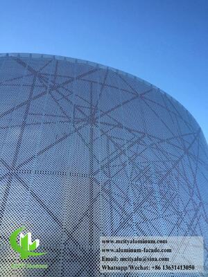 3003 Aluminiumlegering Aluminium Gevelpaneel Op Maat Gemaakt Voor Architectonische Visie