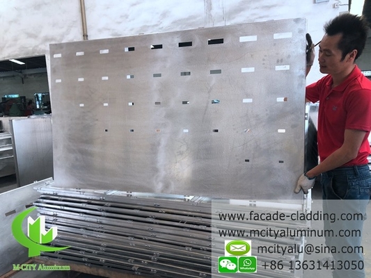 Perforated aluminium façade for wall cladding powder coating outdoor